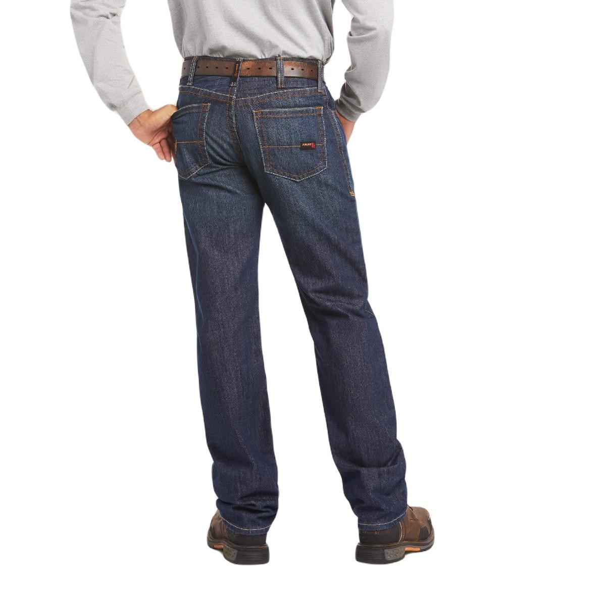 Ariat M3 FR Loose Basic Stackable Straight Leg Jean in Shale